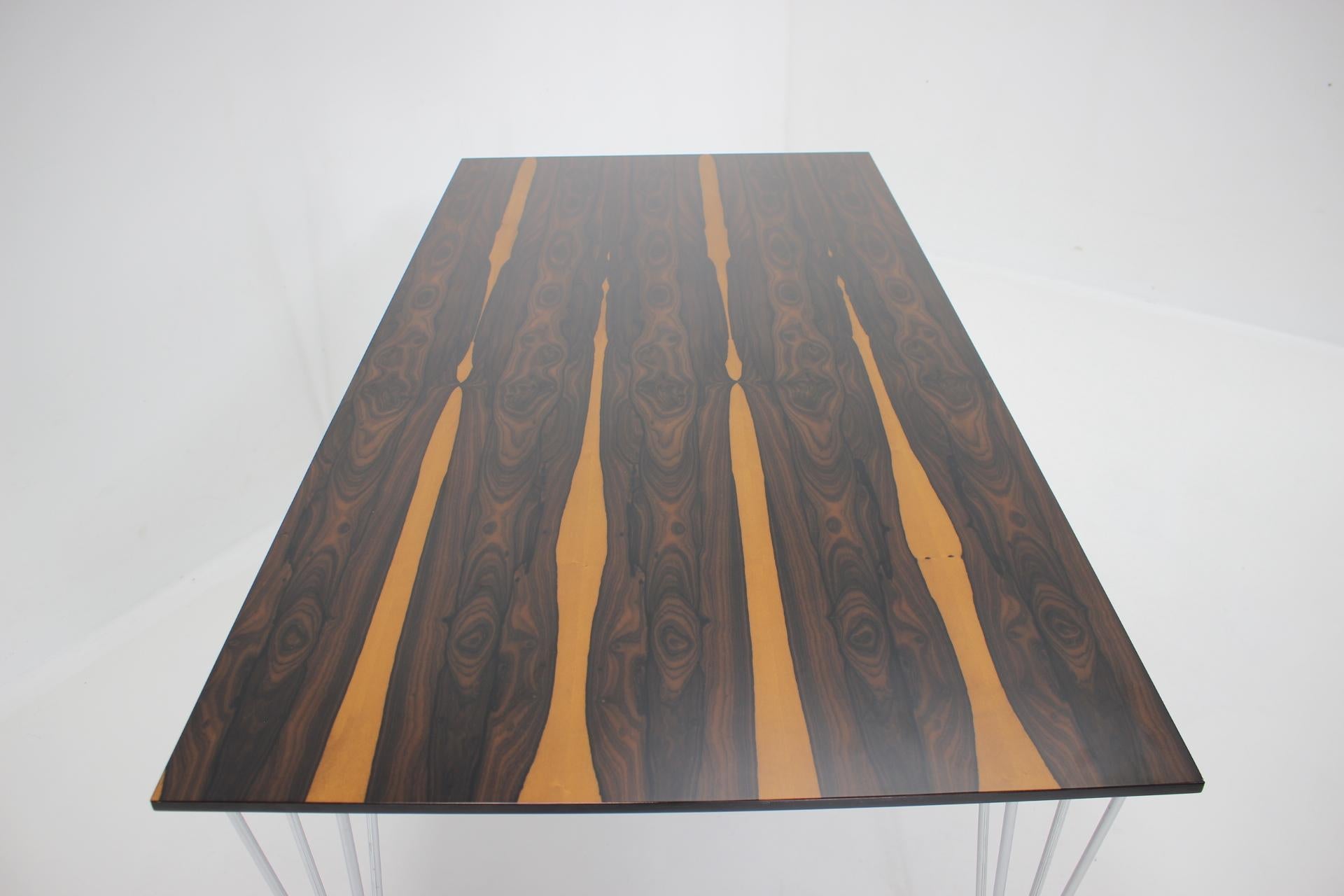 Wood 1980s Rectangular Dining Table by Piet Hein, Bruno Mathsson and Arne Jacobsen