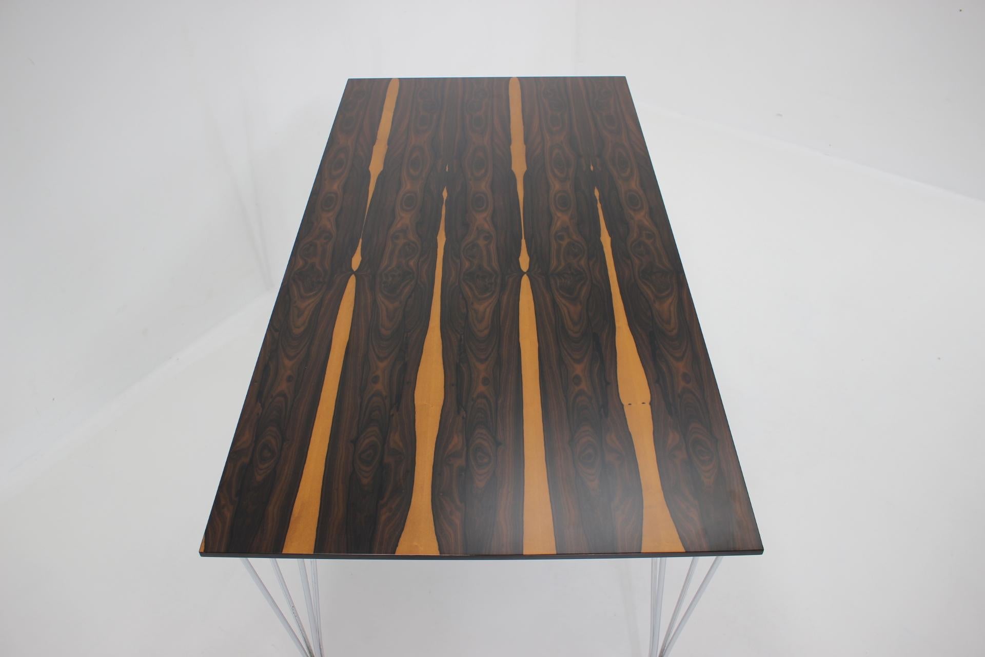 Table de salle à manger rectangulaire des années 1980 par Piet Hein, Bruno Mathsson et Arne Jacobsen en vente 3