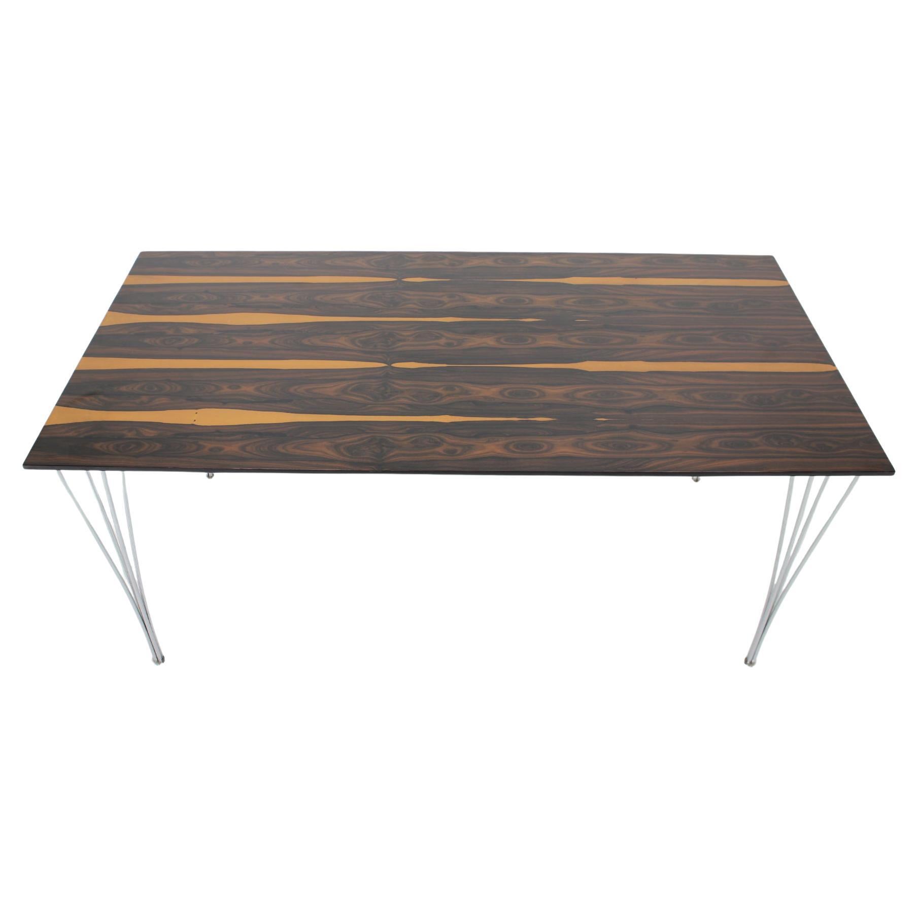 1980s Rectangular Dining Table by Piet Hein, Bruno Mathsson and Arne Jacobsen For Sale