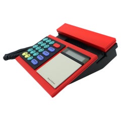 1980s Red Bang & Olufsen Beocom 2000 Phone