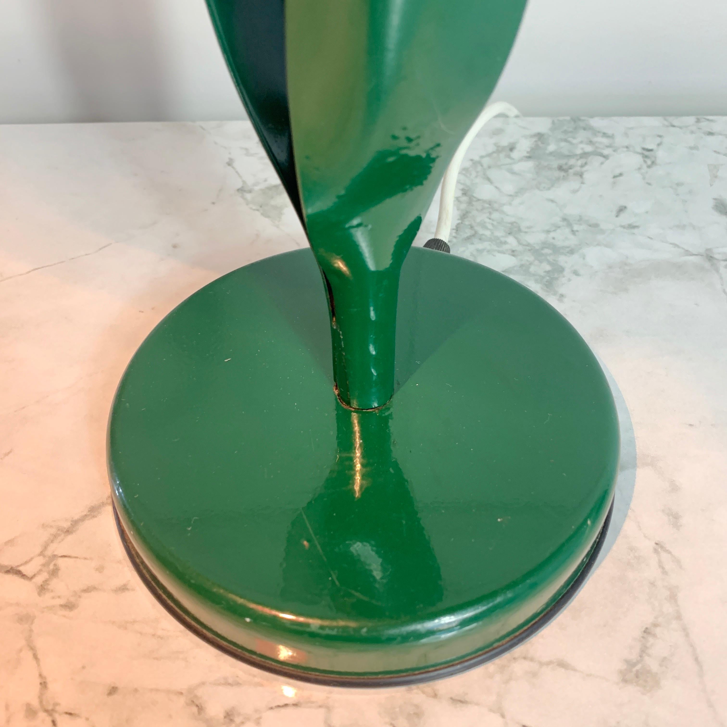 Late 20th Century 1980s Red Tulip Table Lamp by Bliss, UK