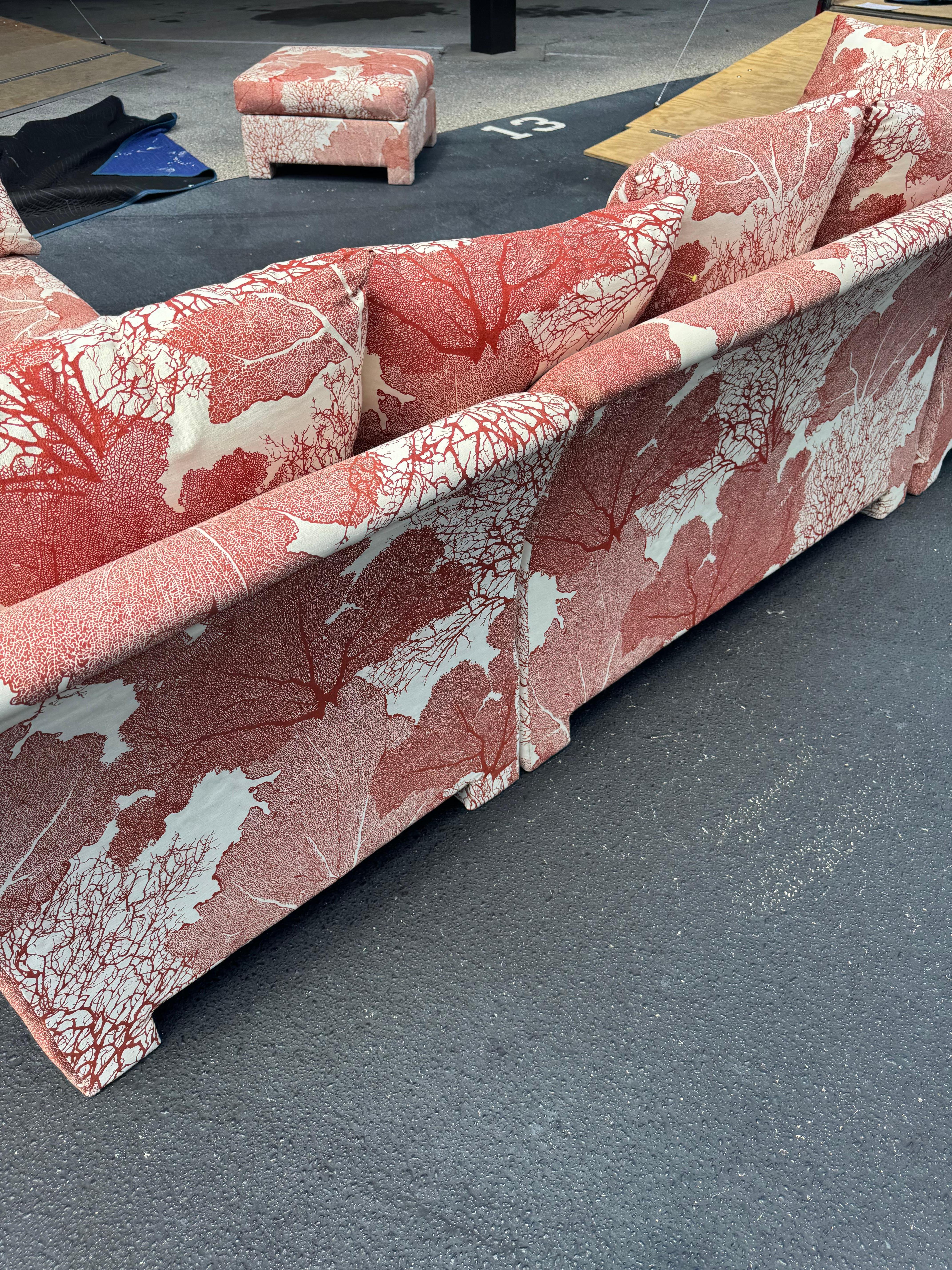 1980s Restored Sofa Hollywood Regency For Sale 5