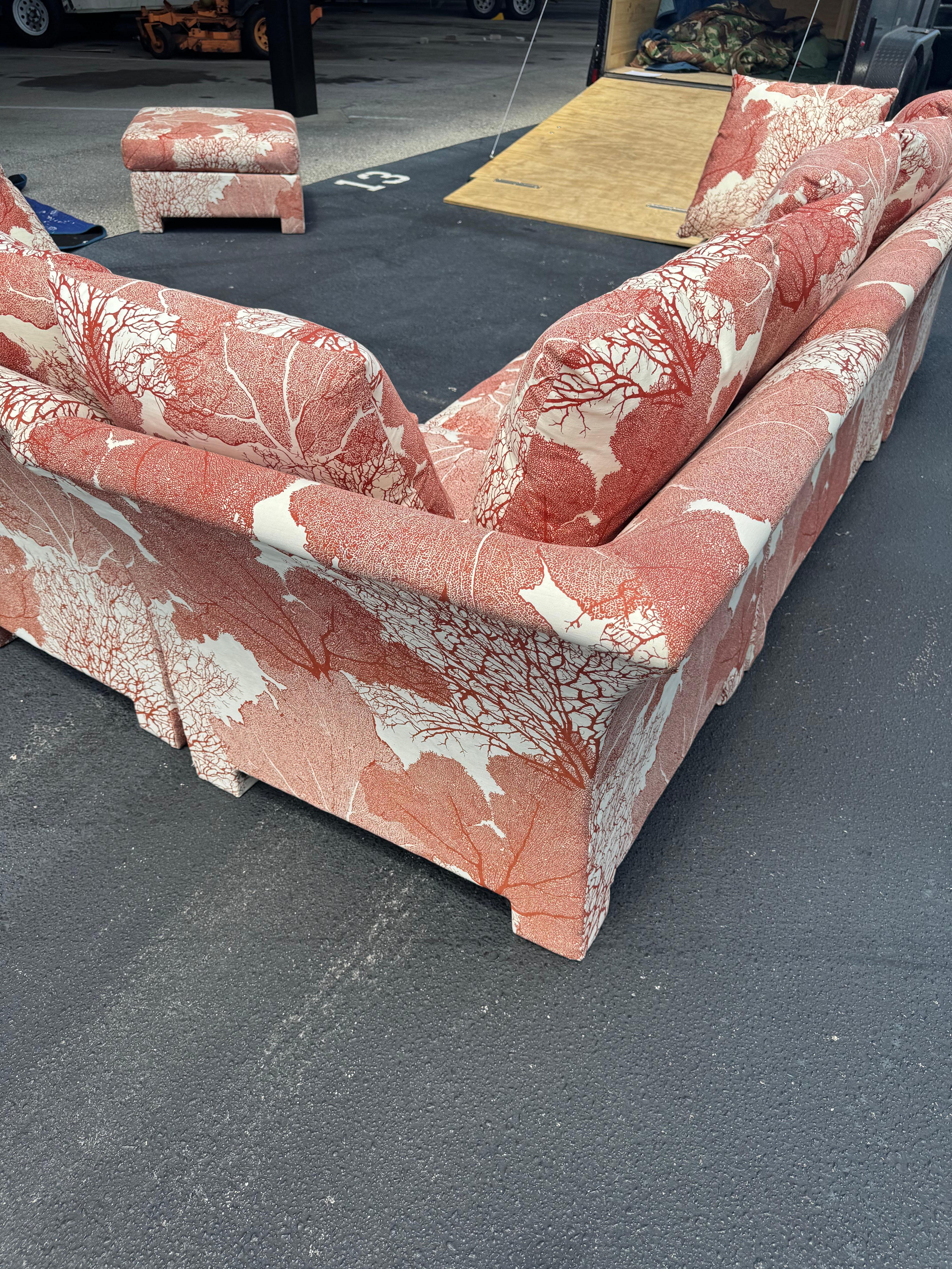 1980s Restored Sofa Hollywood Regency For Sale 6