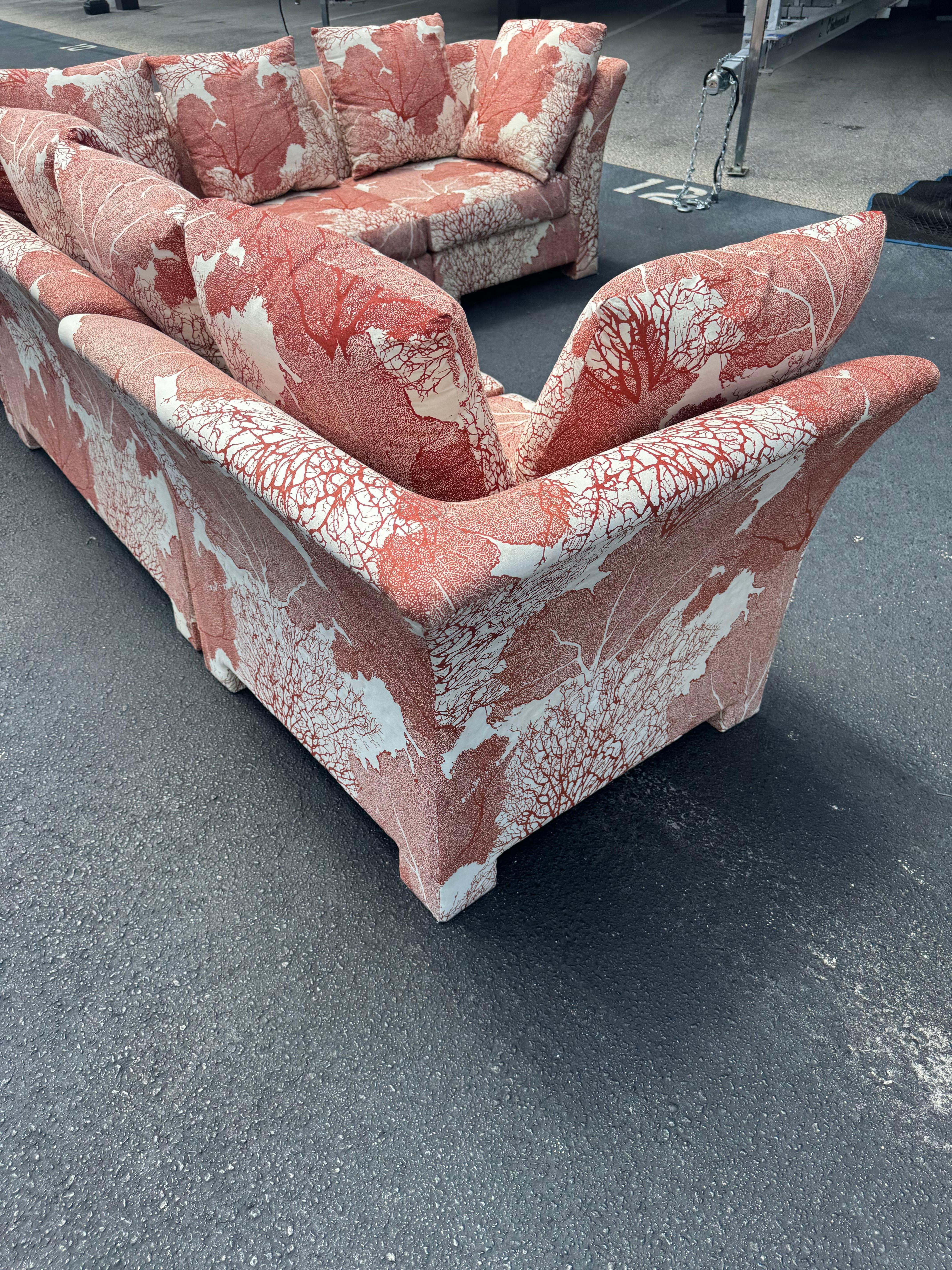 1980s Restored Sofa Hollywood Regency For Sale 2