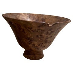 1980s Richard Raffan Fine Woodworking Sculptural Woodturned Bowl