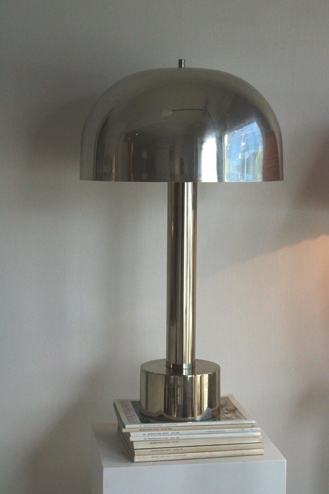 1980s Robert Sonneman Iconic Table Lamp 2