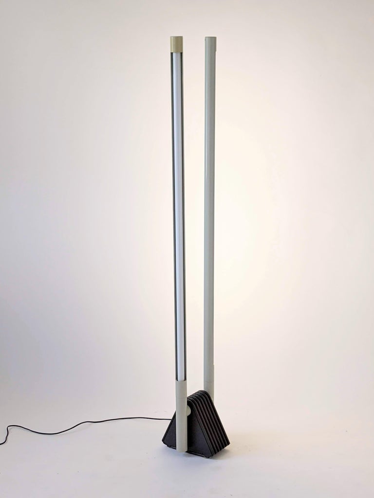 Italian 1980s Rodolfo Bonetto 'Sistema Flu' Kinetic Floor Lamp, Italy For Sale