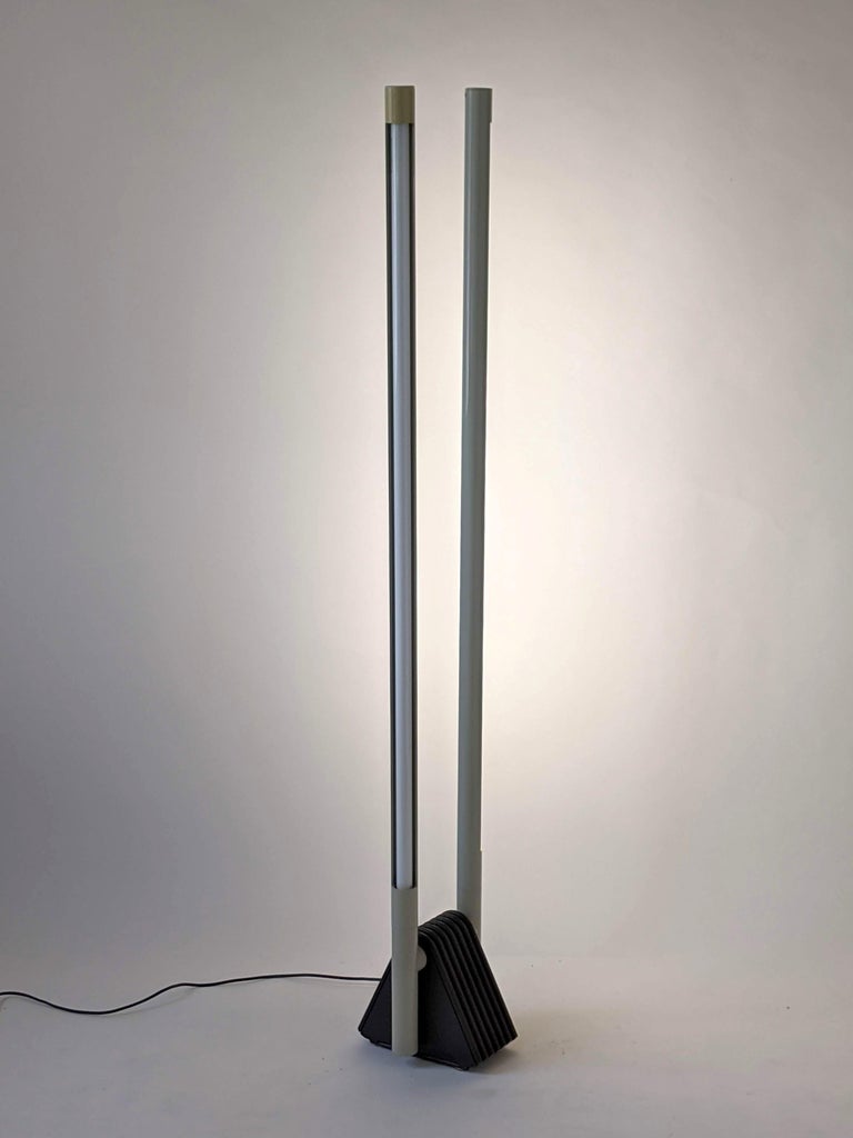 1980s Rodolfo Bonetto 'Sistema Flu' Kinetic Floor Lamp, Italy In Good Condition For Sale In St- Leonard, Quebec
