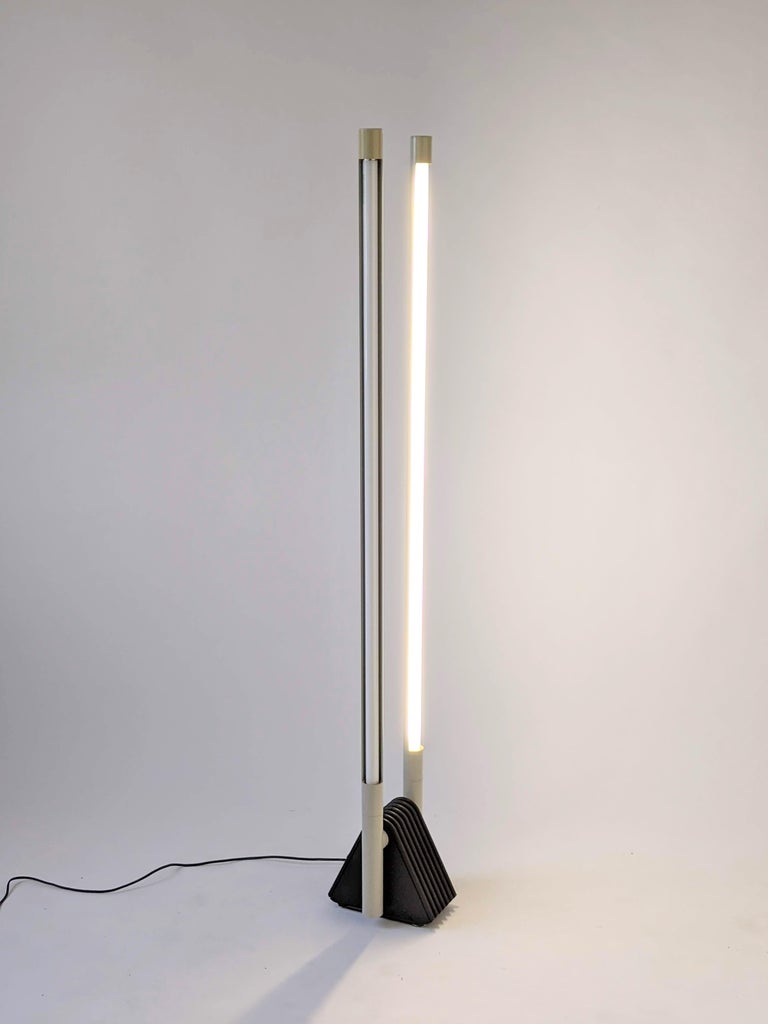 Late 20th Century 1980s Rodolfo Bonetto 'Sistema Flu' Kinetic Floor Lamp, Italy For Sale
