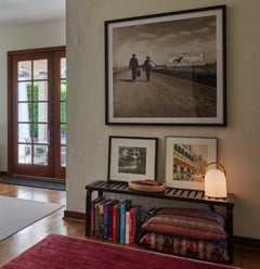 Lampe de bureau Tender de Romolo Lanciani en laiton et verre des années 1980 pour Tronconi