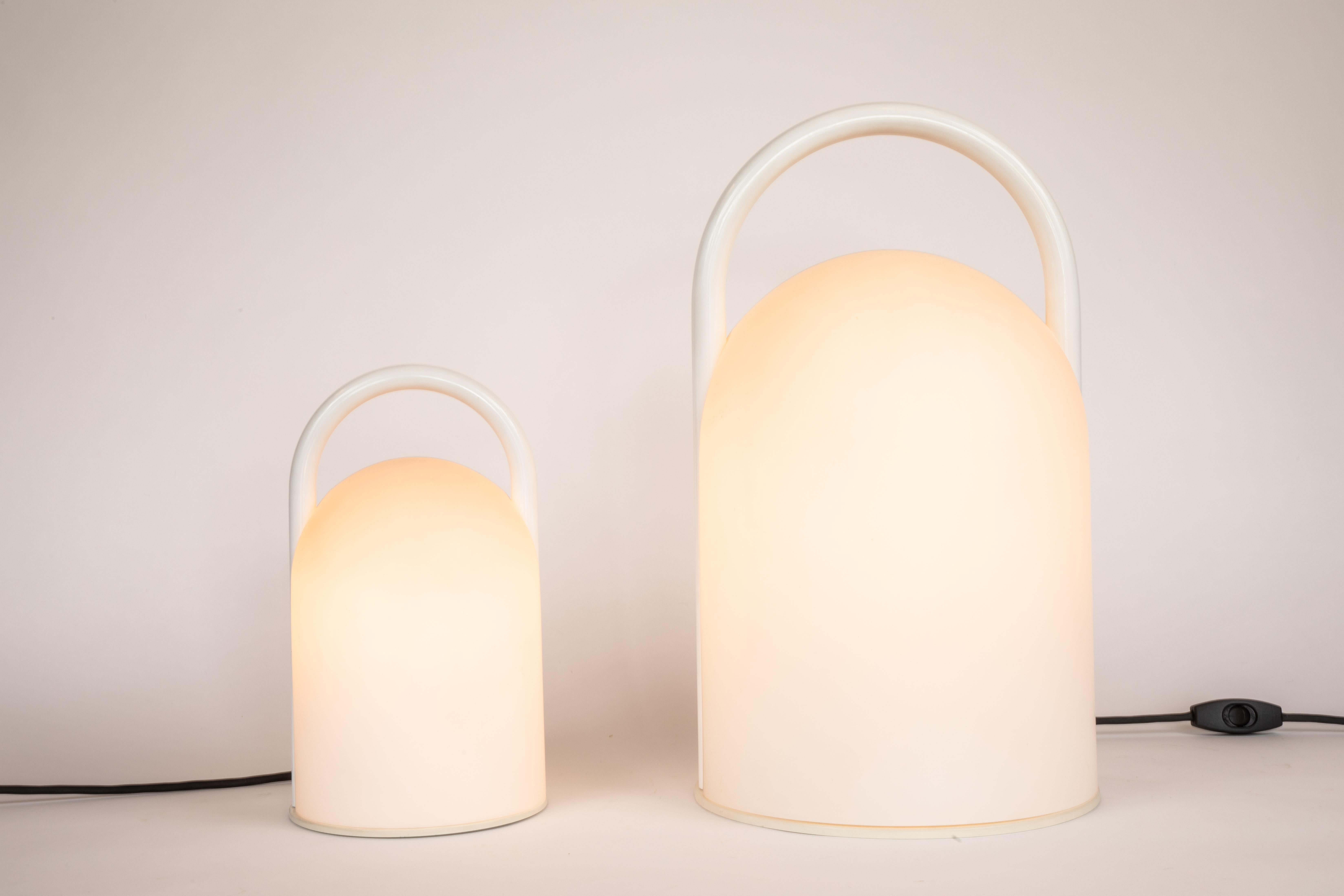 Mid-Century Modern 1980s Romolo Lanciani 'Tender' Table Lamp for Tronconi For Sale