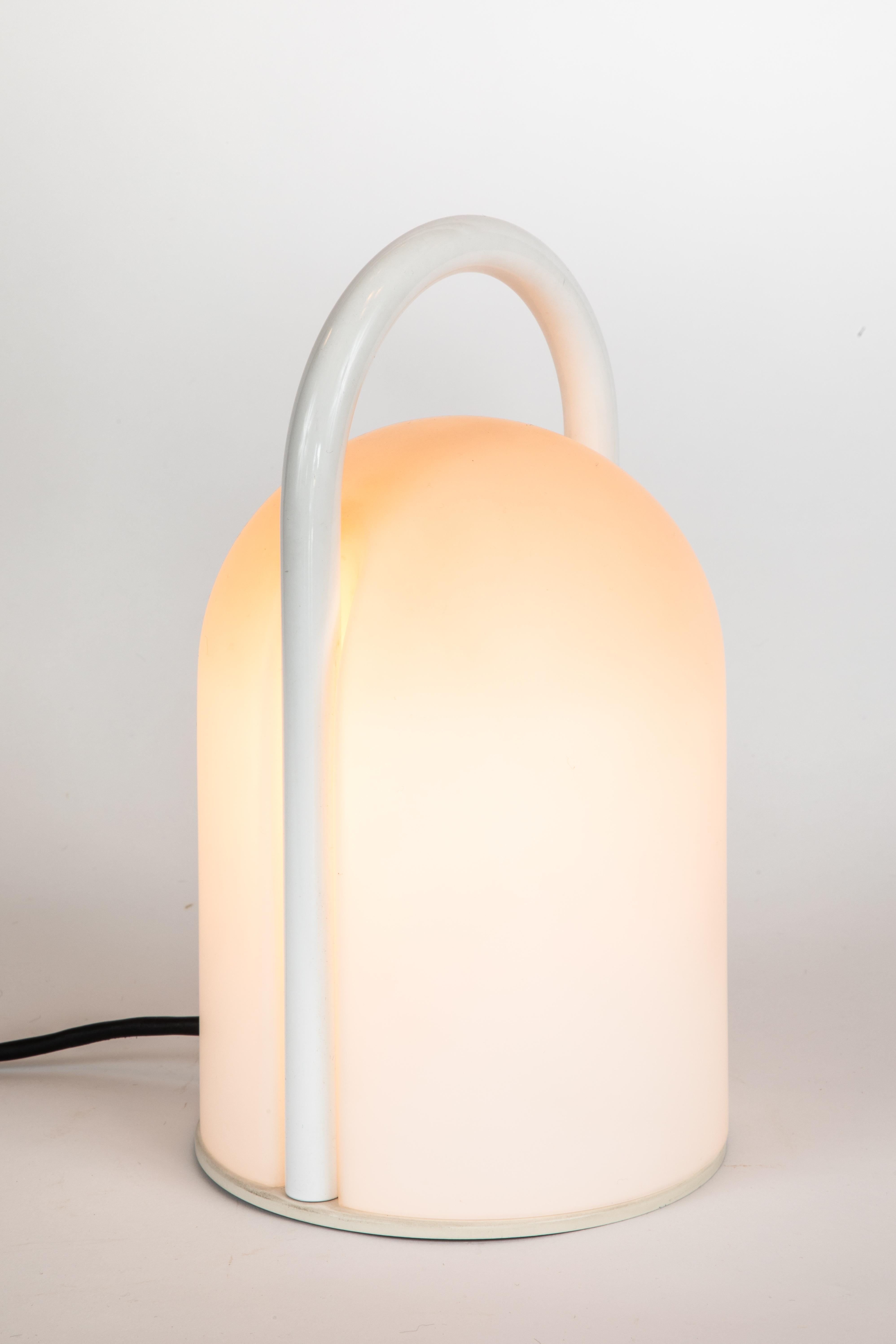 1980s Romolo Lanciani 'Tender' Table Lamp for Tronconi In Good Condition For Sale In Glendale, CA