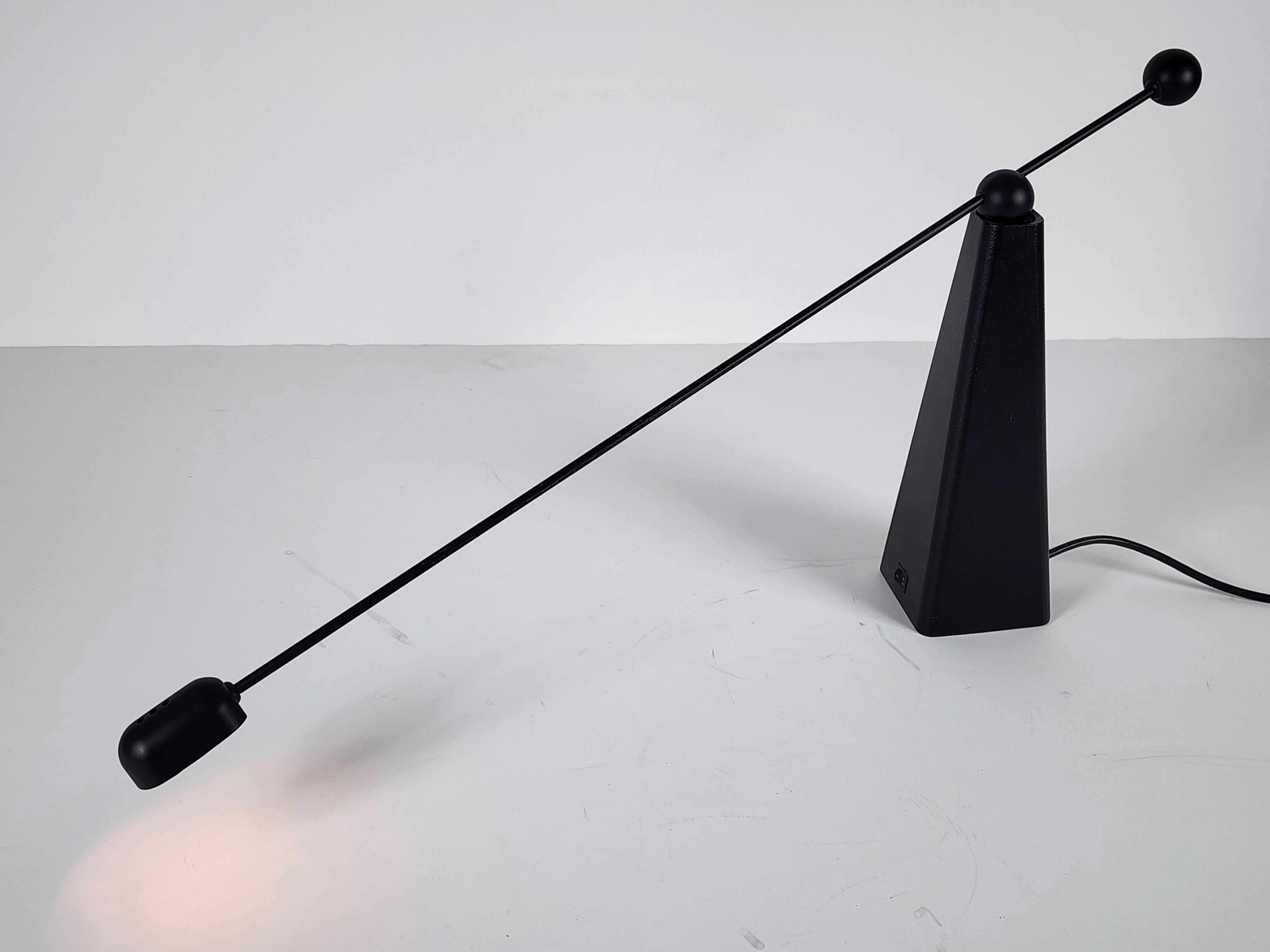 Fin du 20e siècle Ron Rezek lampe de bureau halogène des années 1980, Italie en vente