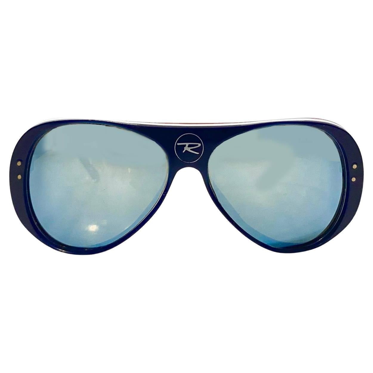 1980s Rossignol Mirrored Sunglasses 