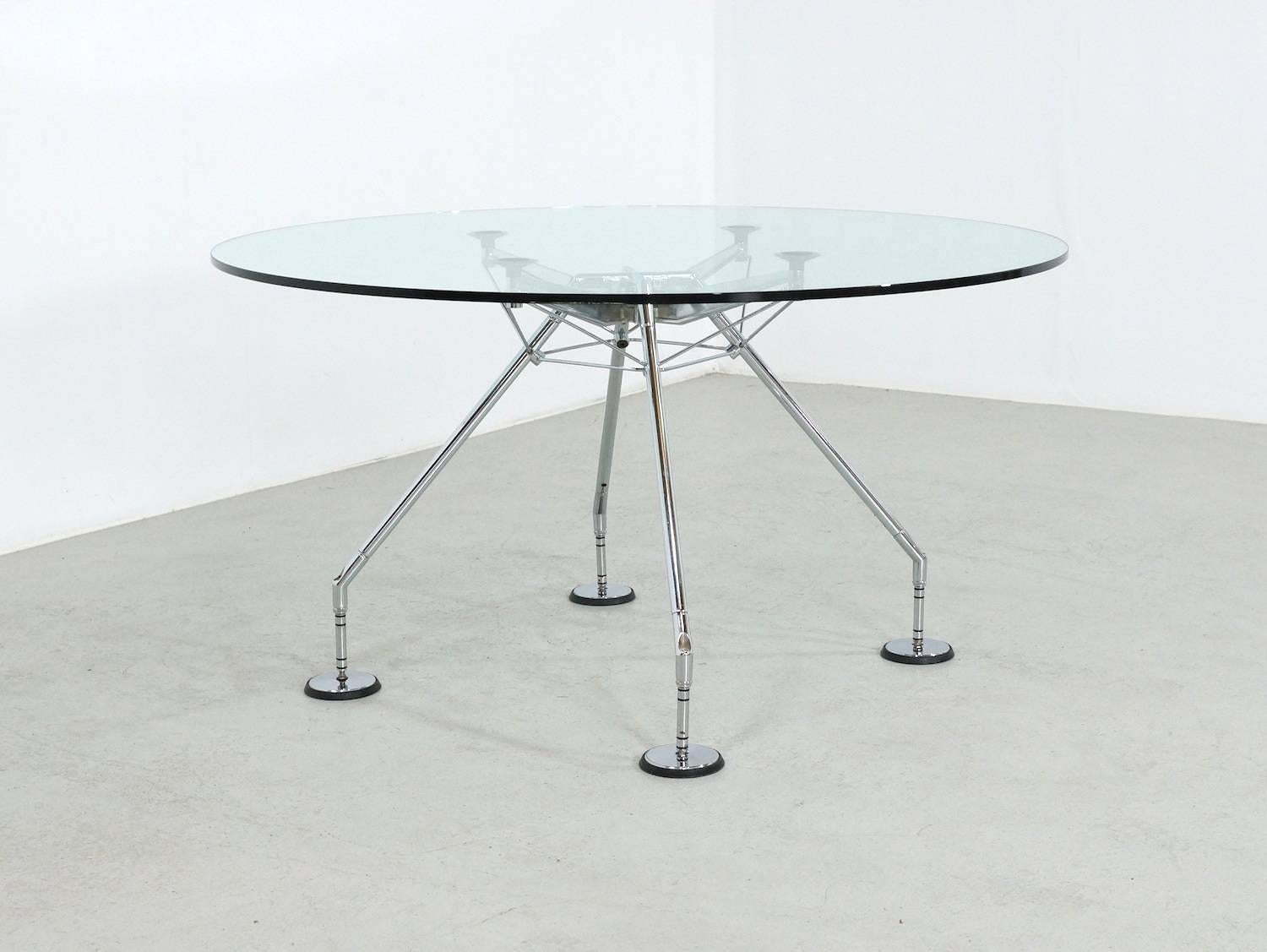 1980s Round Tecno Nomos Table by Sir Norman Foster 5
