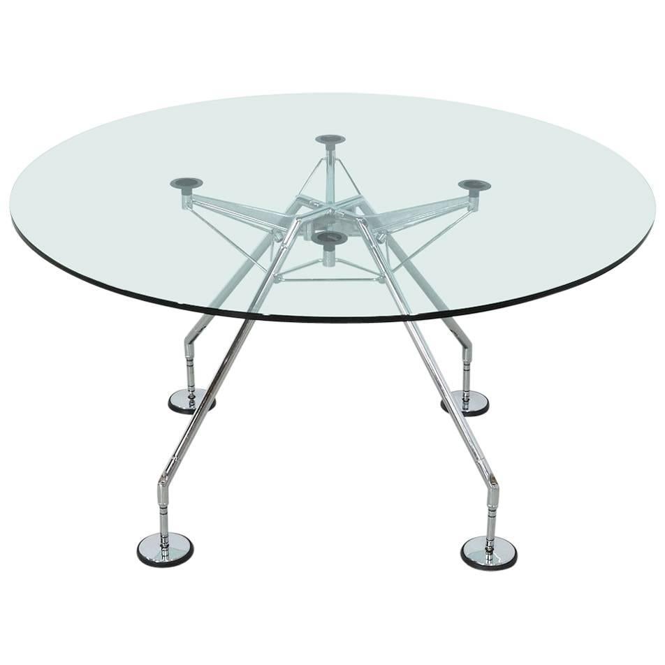 1980s Round Tecno Nomos Table by Sir Norman Foster