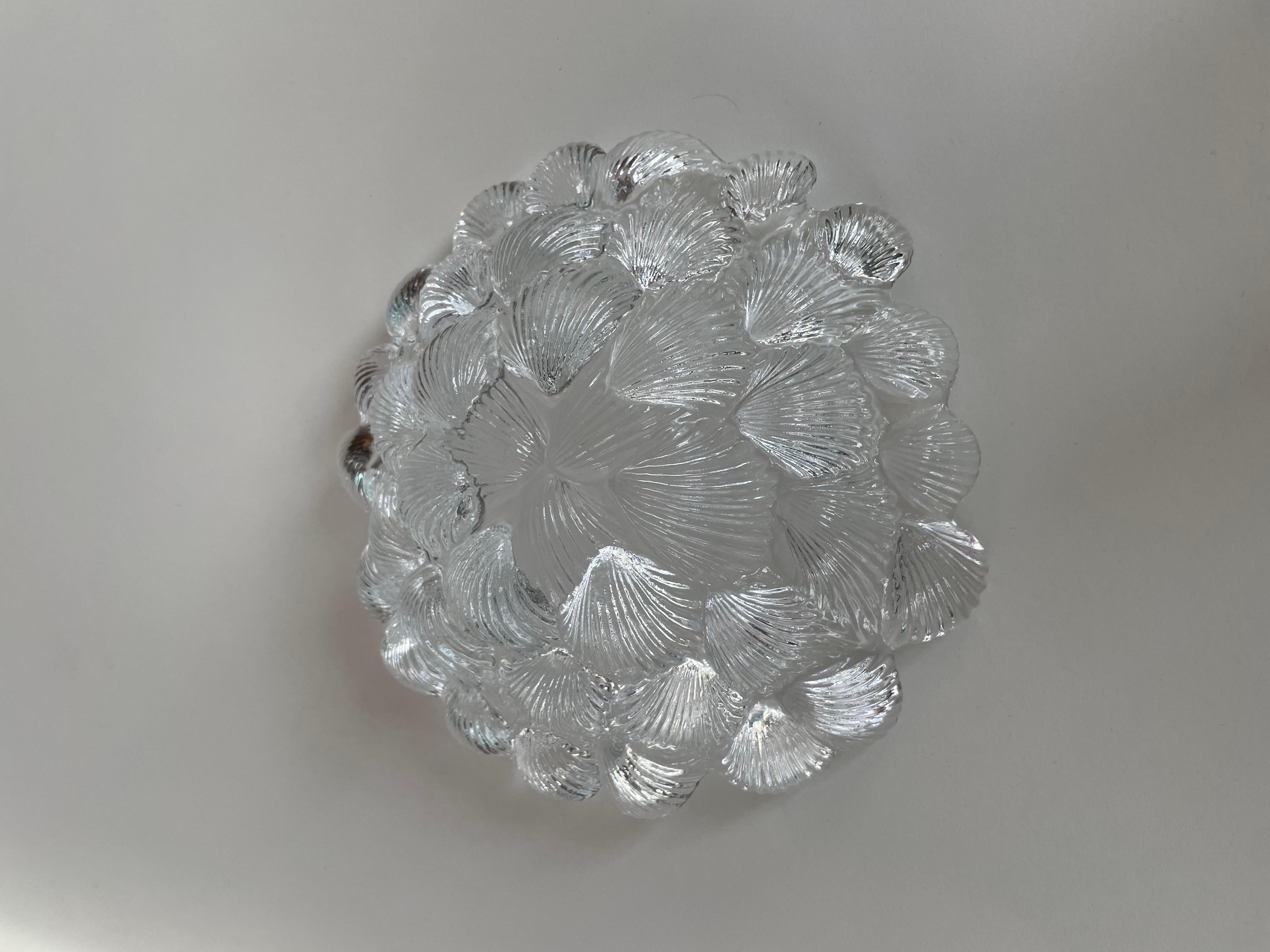 Late 20th Century 1980s Royal Copenhagen Crystal Bowl For Sale