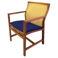 1980s Rud Thygesen and Johnny Sorensen King Series Mahogany Armchair
