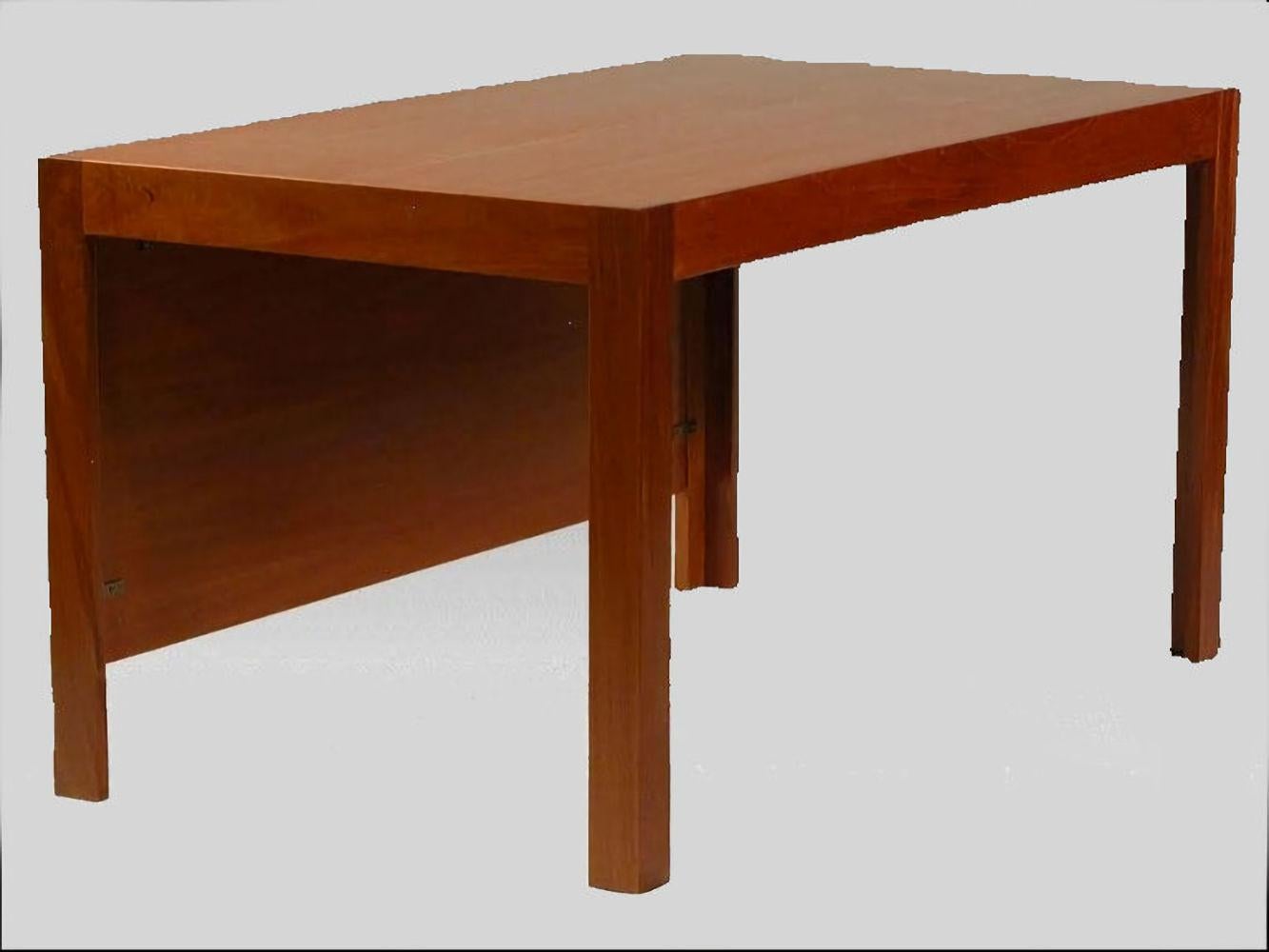 Scandinavian Modern 1980s Rud Thygesen and Johnny Sørensen Desk and Chair, Mahogany and Red Leather