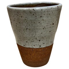 Copa de sake de cerámica Ryoko de los años 80 Arte japonés de estudio