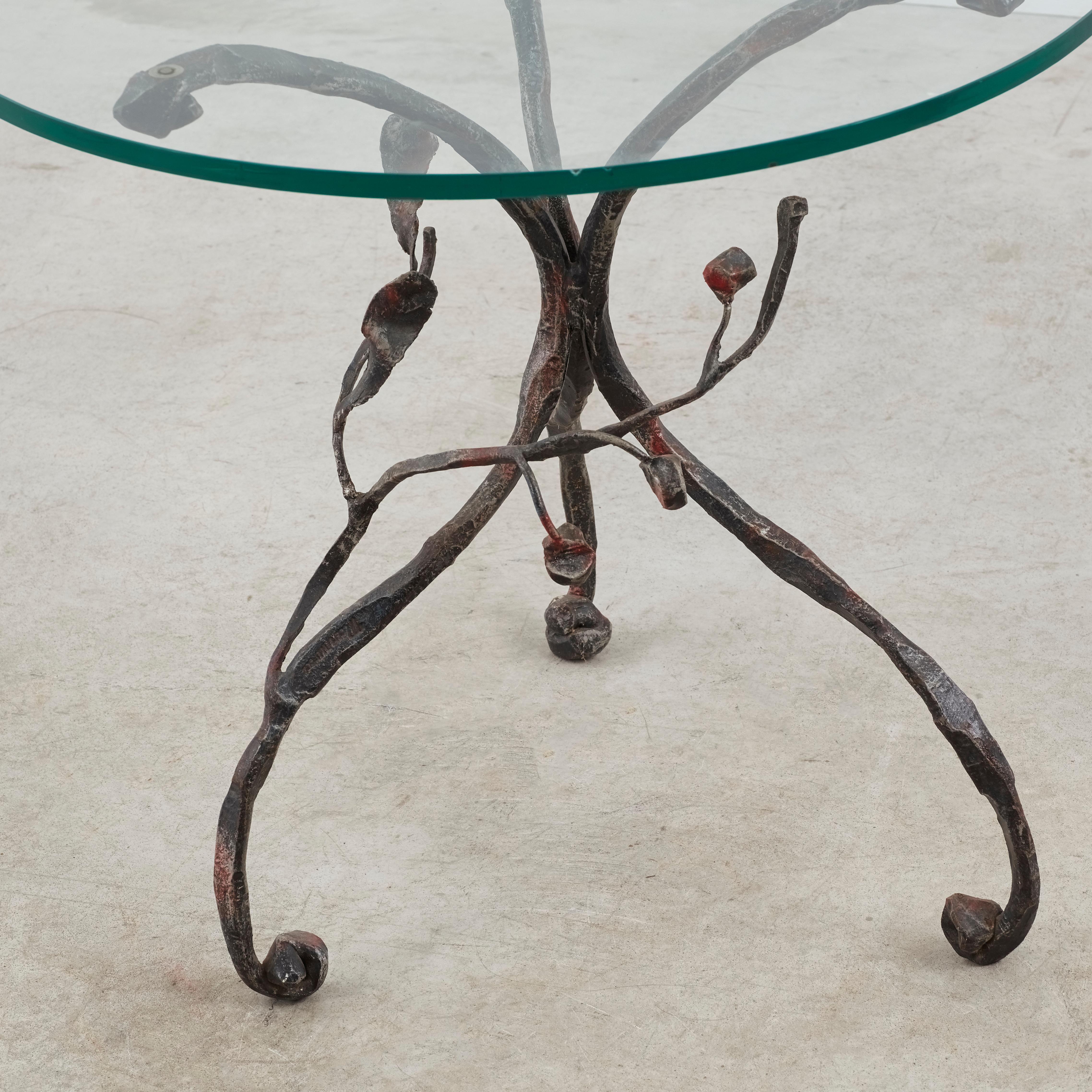 Organique 1980 Salvino Marsura Table d'appoint en Viticcio Trévise, Italie en vente