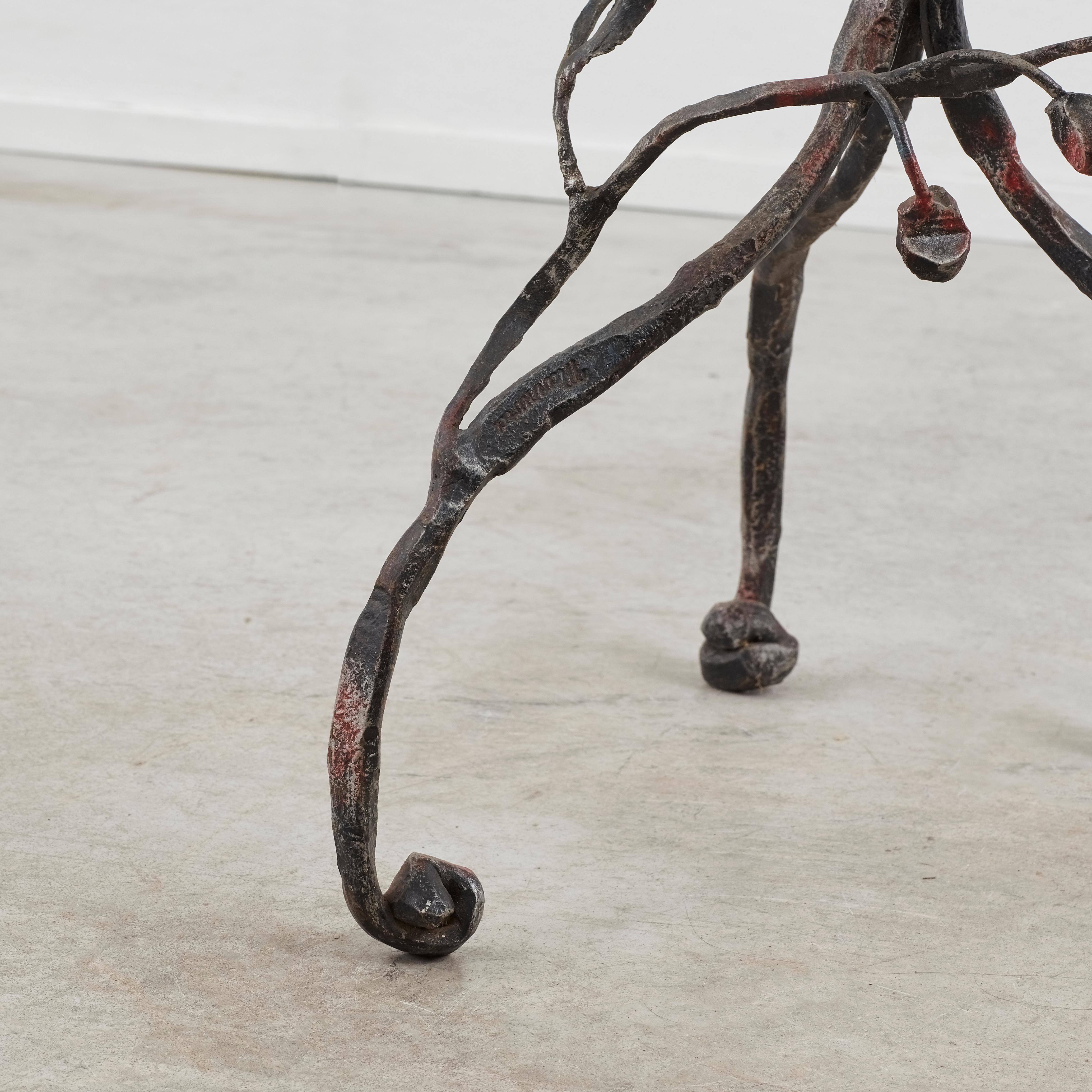 Fin du 20e siècle 1980 Salvino Marsura Table d'appoint en Viticcio Trévise, Italie en vente