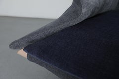 1980s Saporiti Sofa Attributed to Mauro Lipparini, Cinched Arms, Two-Tone