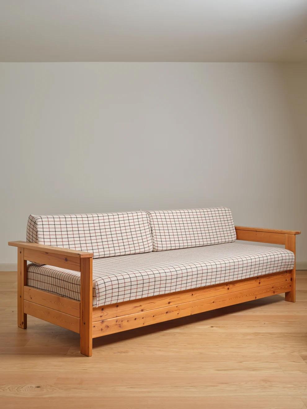Scandinavo moderno Divano-letto in pino The Modern Scandinavian degli anni '80 in vendita