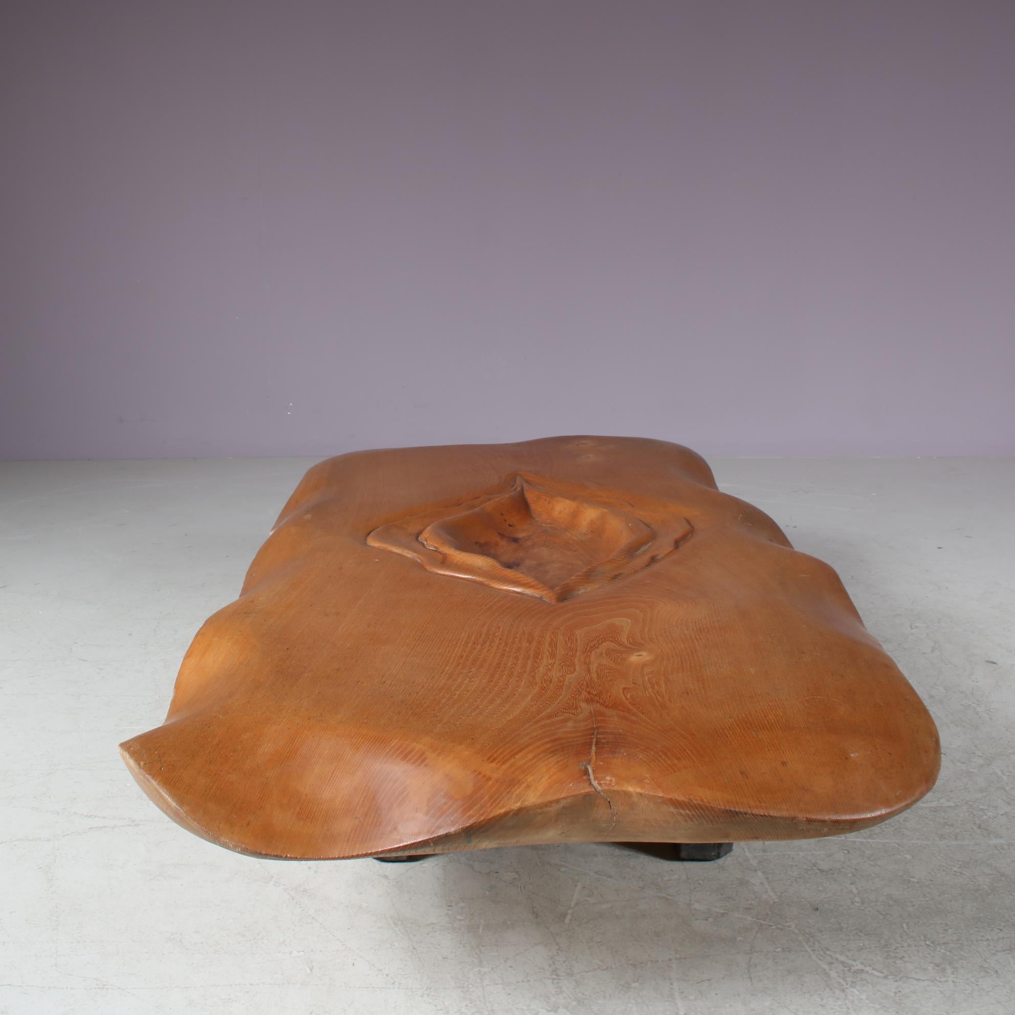 Table basse sculpturale de Gerard Ducouret, France, années 1980 en vente 3