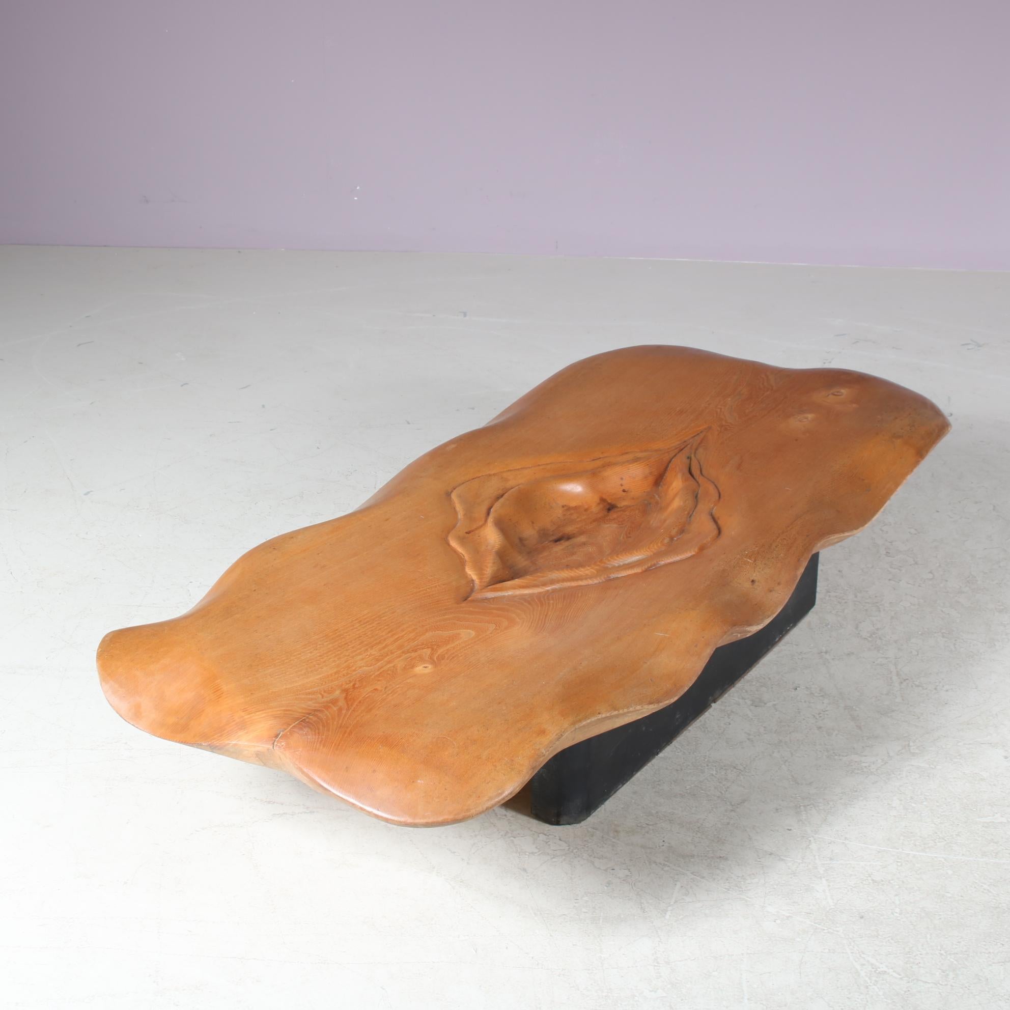 Table basse sculpturale de Gerard Ducouret, France, années 1980 en vente 6