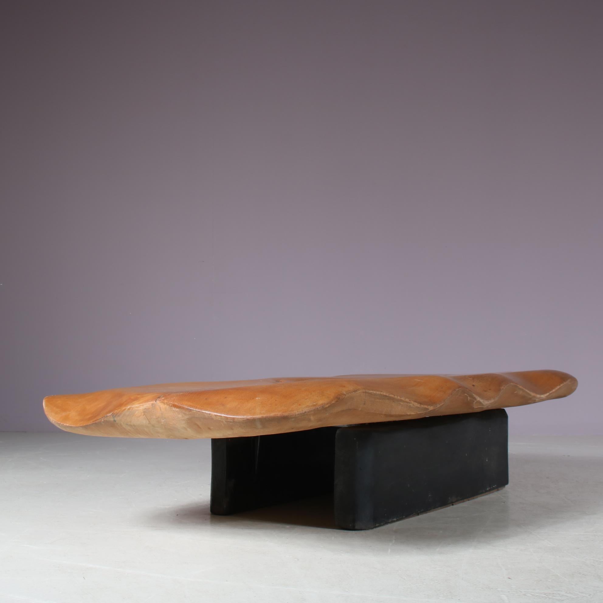 Table basse sculpturale de Gerard Ducouret, France, années 1980 en vente 8