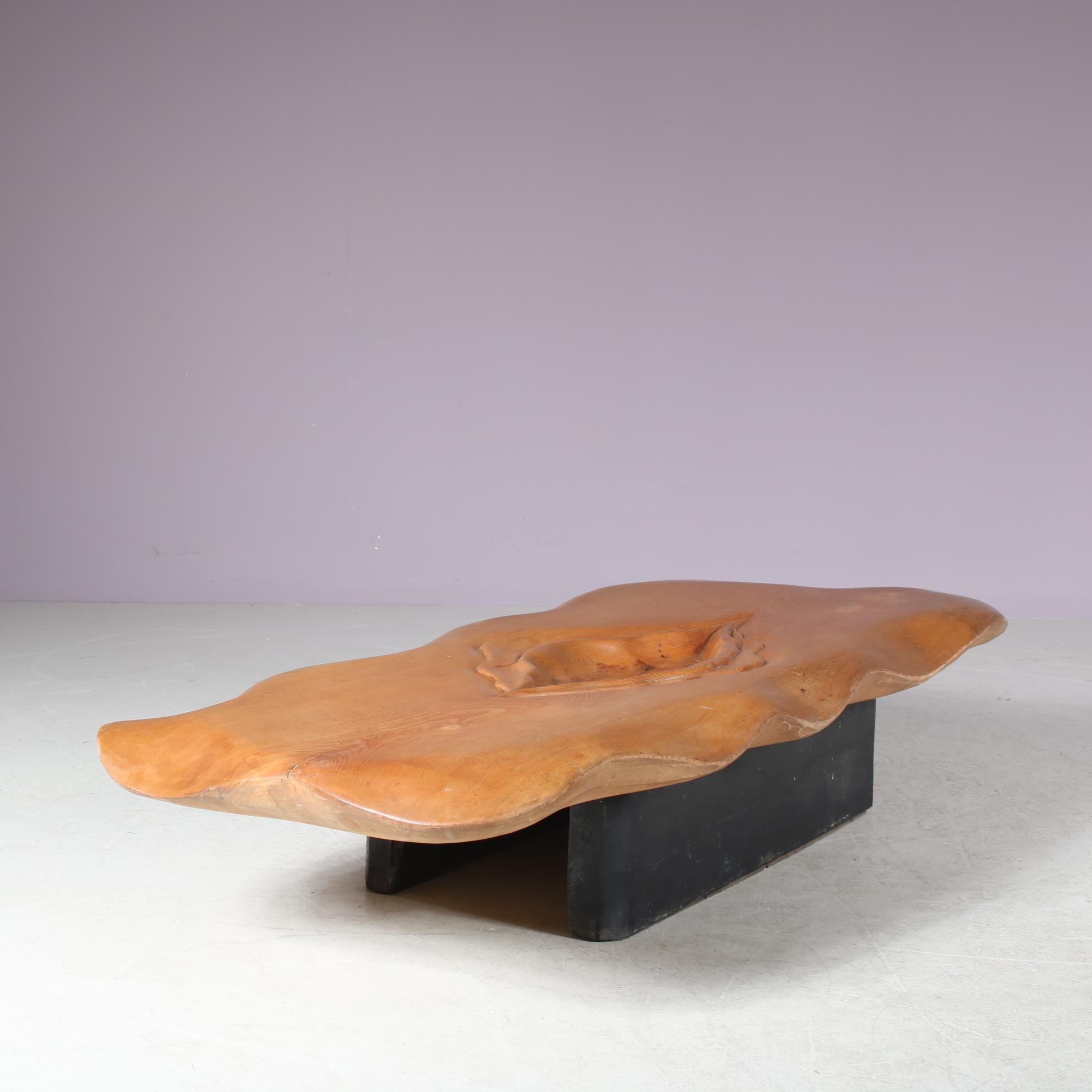 Table basse sculpturale de Gerard Ducouret, France, années 1980 en vente 9