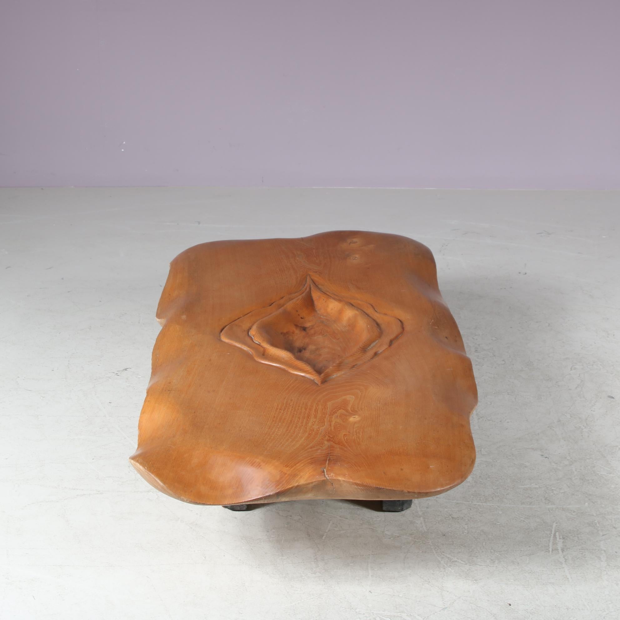 Table basse sculpturale de Gerard Ducouret, France, années 1980 en vente 1