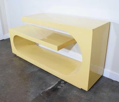 1980s Sculptural Console