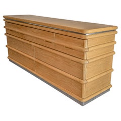 1980s Sculptural Oak Dresser by Jay Spectre