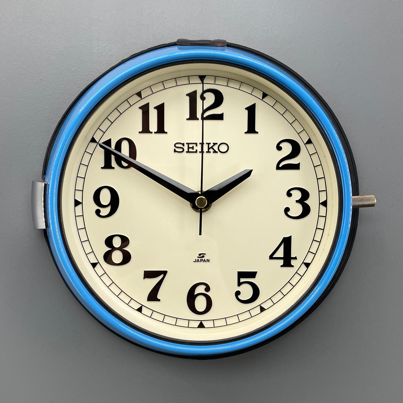 Seiko Wall Clock Made In Japan - 3 For Sale on 1stDibs