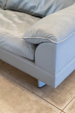 1980s "Serenade" Modular Leather Sectional Sofa by Tito Agnoli for Poltrona Frau