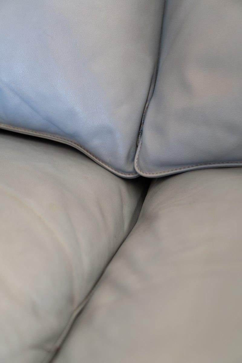 1980s “Serenade” Modular Leather Sectional Sofa by Tito Agnoli for Poltrona Frau in vendita 1
