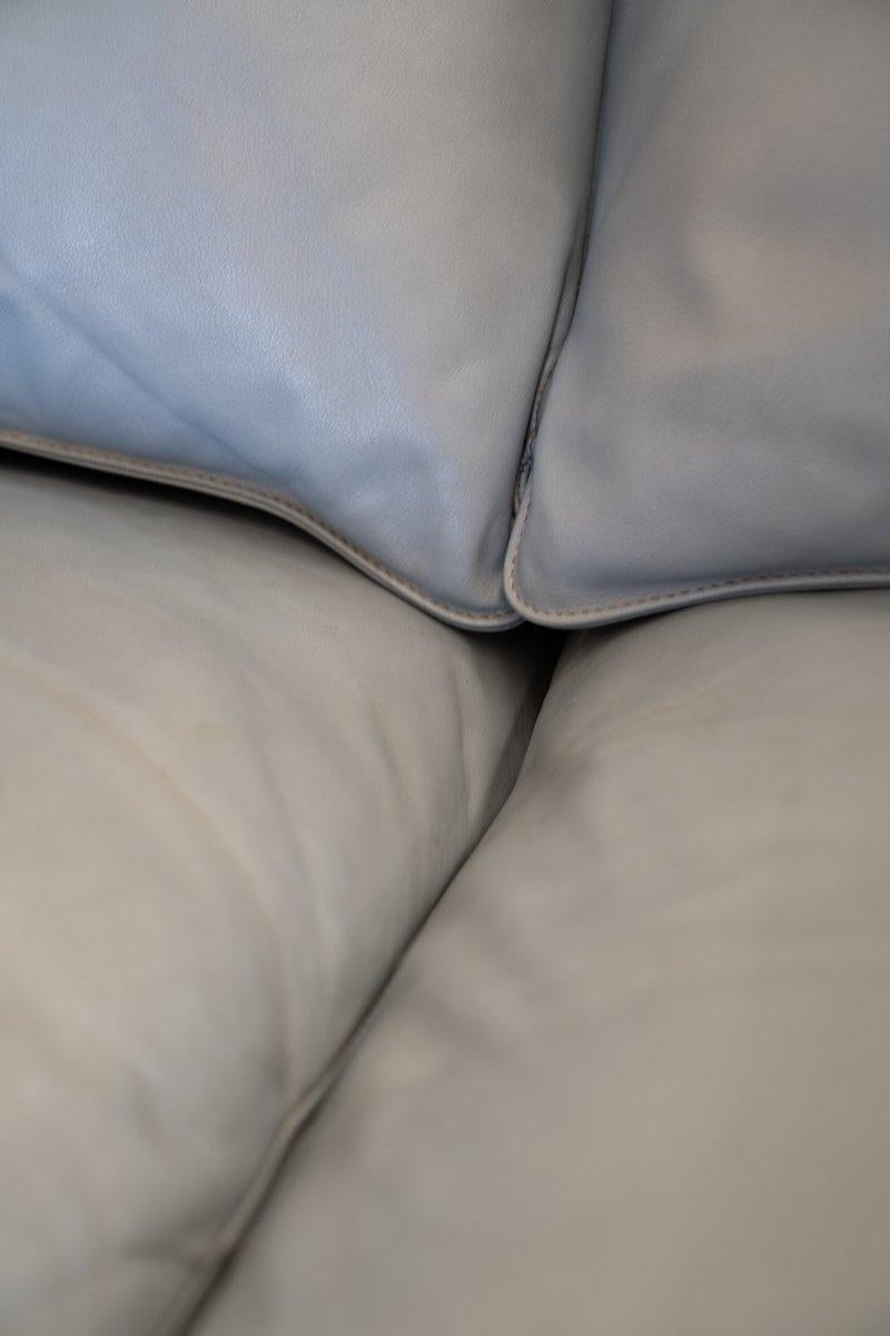 1980s “Serenade” Modular Leather Sectional Sofa by Tito Agnoli for Poltrona Frau in vendita 2