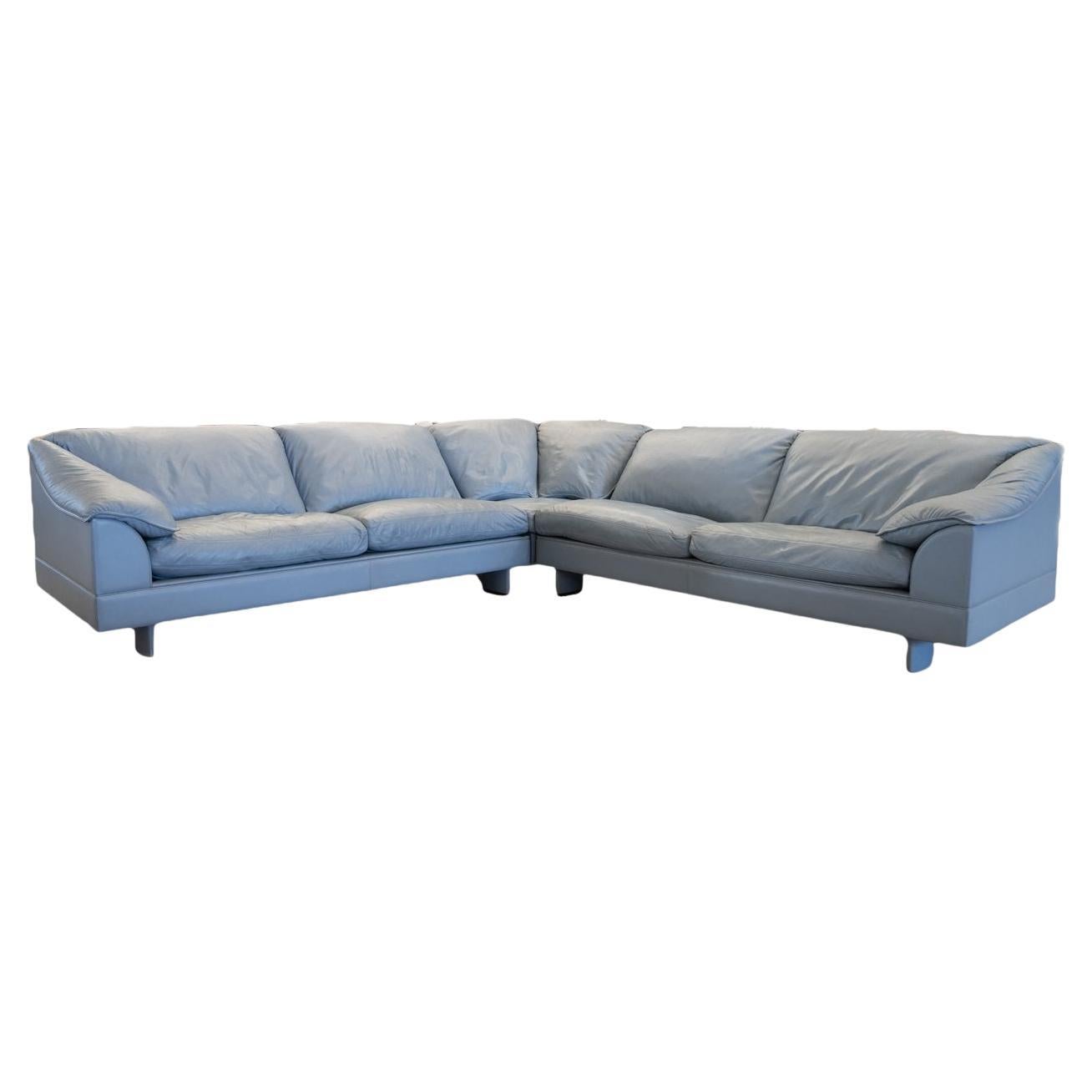 1980s "Serenade" Modular Leather Sectional Sofa by Tito Agnoli for Poltrona Frau