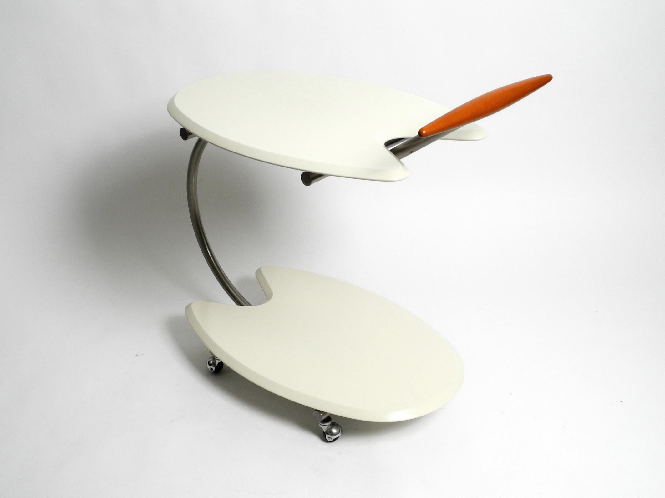 1980s serving trolley in Postmodern design by Massimo Iosa Ghini for BRF Italy 11