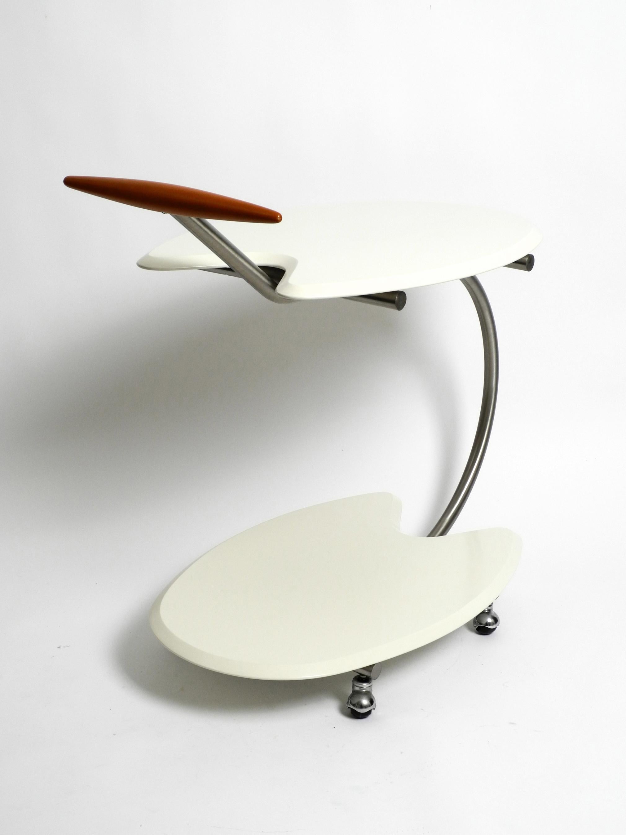 1980s serving trolley in Postmodern design by Massimo Iosa Ghini for BRF Italy 12