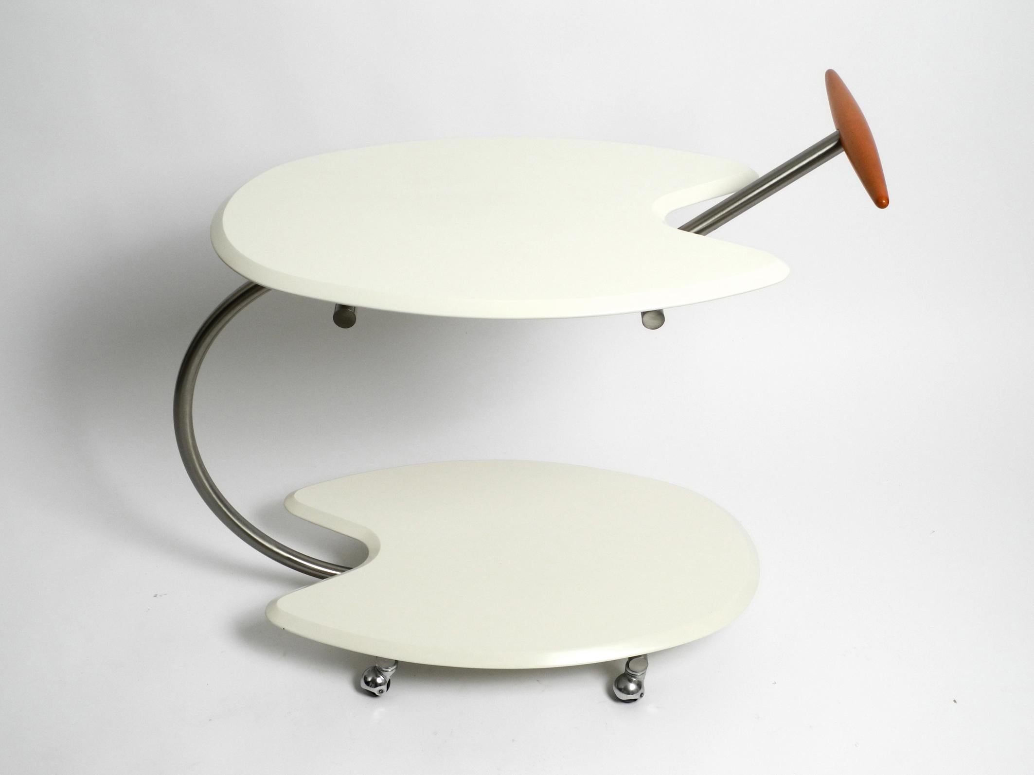 1980s serving trolley in Postmodern design by Massimo Iosa Ghini for BRF Italy 13