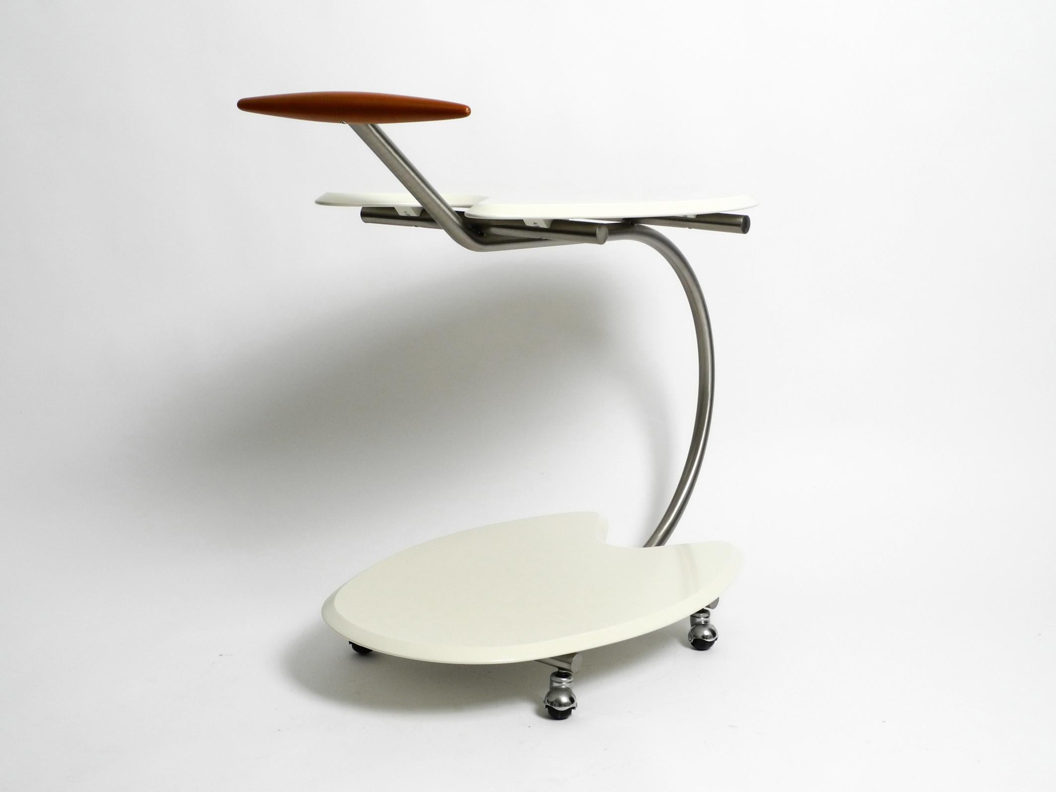 Italian 1980s serving trolley in Postmodern design by Massimo Iosa Ghini for BRF Italy