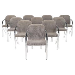 Set de 10 sillones de comedor de neón de los años 80 Alfred Homann para Labofa