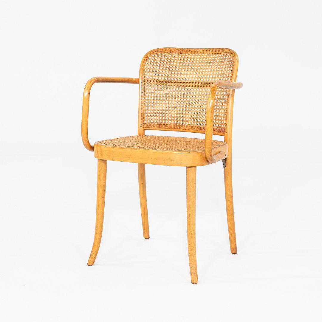 1980s Set of 10 Model 811 Prague Chairs by Josef Hoffman for Stendig / Thonet (Ende des 20. Jahrhunderts) im Angebot