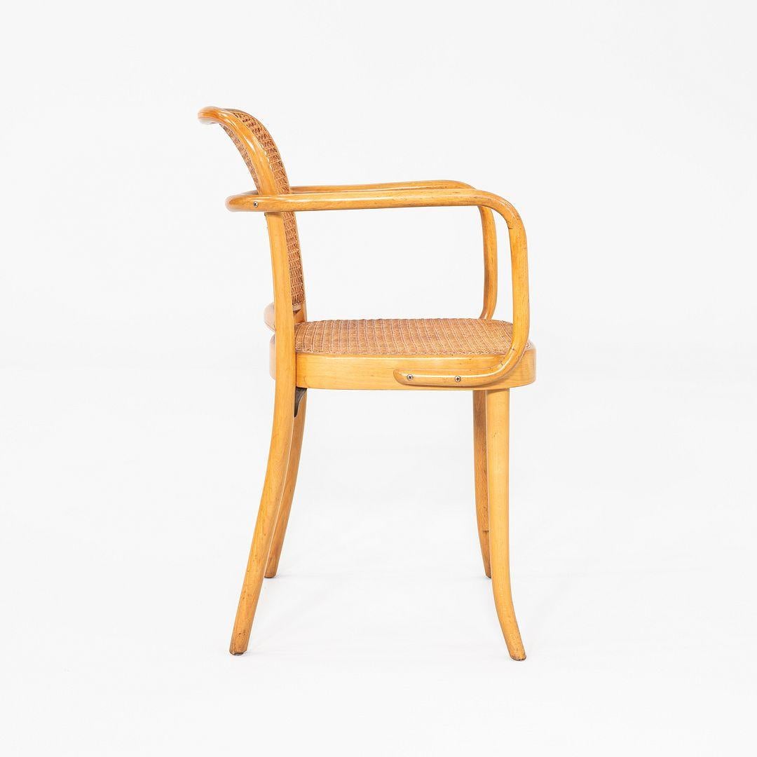 1980s Set of 10 Model 811 Prague Chairs by Josef Hoffman for Stendig / Thonet (Gehstock) im Angebot