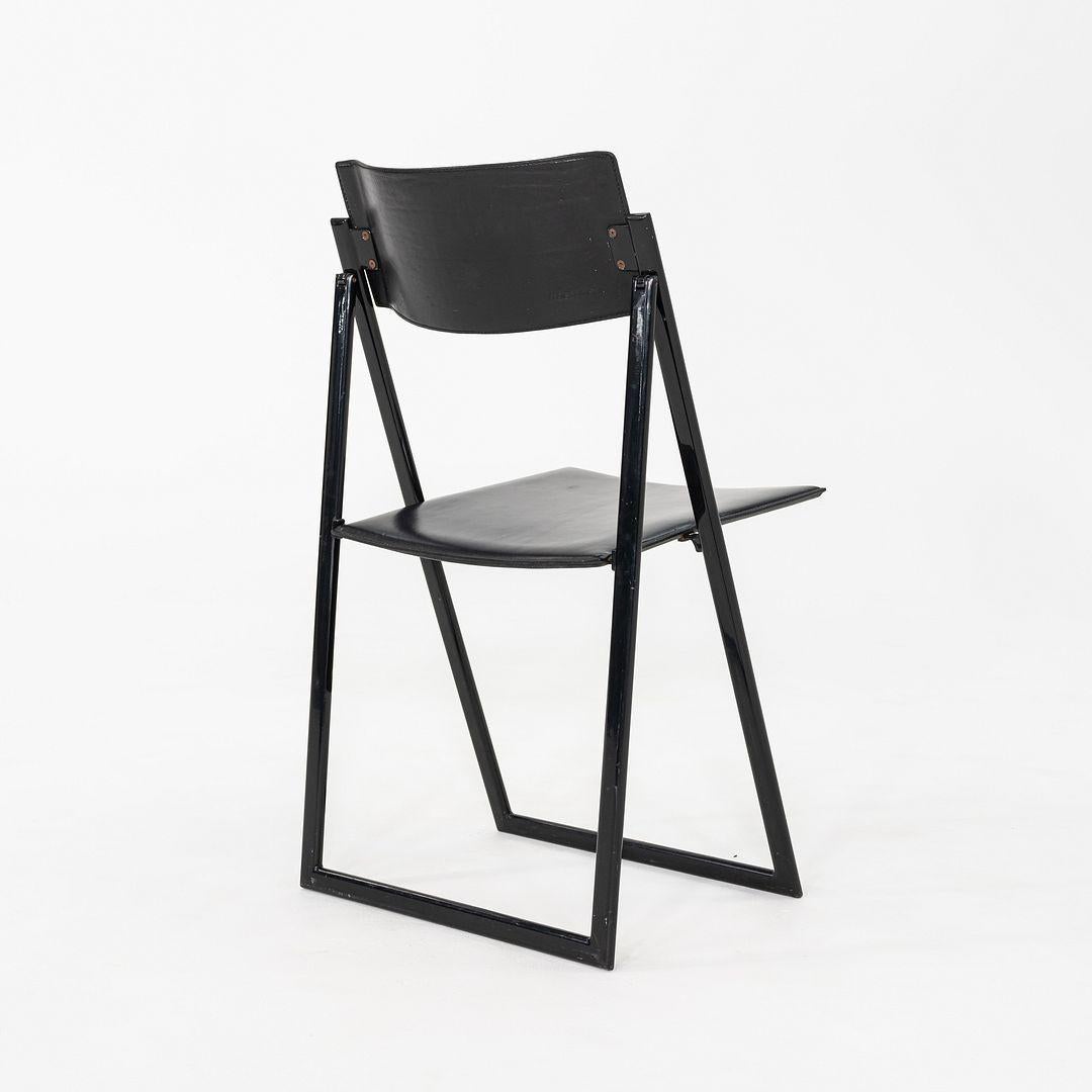 1980s Set of 6 A. Ricciardi & G. Salvini for Matteo Grassi Garina Dining Chairs For Sale 4