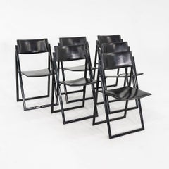 1980s Set of 6 A. Ricciardi & G. Salvini for Matteo Grassi Garina Dining Chairs