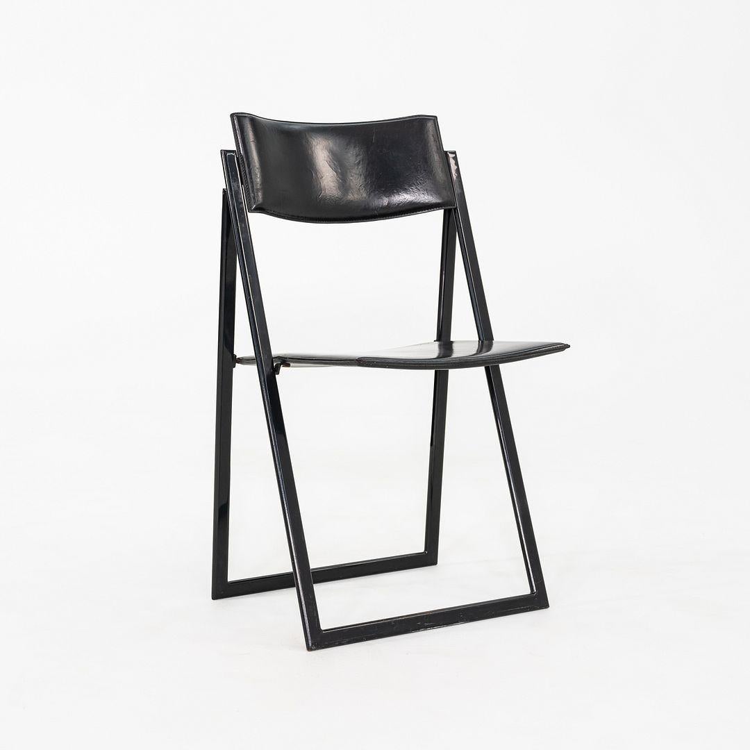 Italian 1980s Set of 6 A. Ricciardi & G. Salvini for Matteo Grassi Garina Dining Chairs For Sale